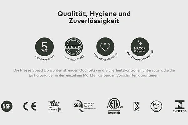 Zumex Qualität Zumex Qualität