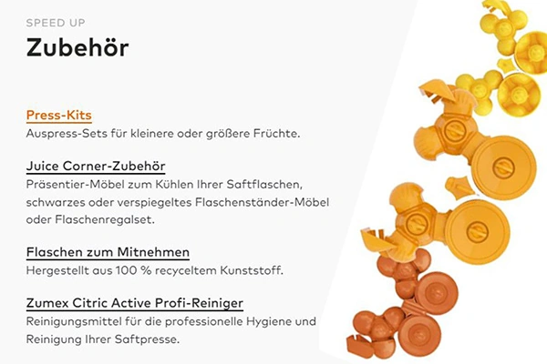 Zumex Zubehör Zumex Zubehör