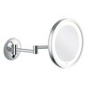 Aliseo LED City Light Kosmetikspiegel mit Doppel-Schwenkarm, Farbe: Chrom, Variante: Doppel-Schwenkarm