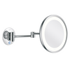Aliseo LED Saturn T3 Kosmetikspiegel mit Doppel-Schwenkarm, Variante: Doppel-Schwenkarm