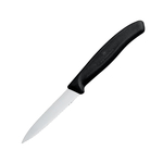 Victorinox Schälmesser Spitz Wellenschliff 8cm Schwarz