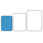 Olympia Kristallon Fast-Food-Tablett braun 34,5 x 26,5cm