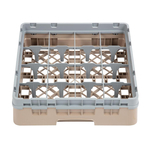 Cambro Gläserspülkorb beige mit 16 Fächern max Glashöhe 9,2cm