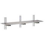 Gastro M Edelstahlwandregal 200cm breit