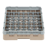 Cambro Gläserspülkorb beige mit 49 Fächern max Glashöhe 9,2cm