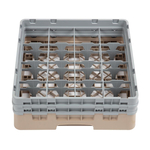 Cambro Gläserspülkorb beige mit 16 Fächern max Glashöhe 13,3cm