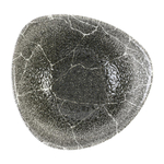 Churchill Studio Prints Kintsugi Quartz Schwarze dreieckige Schale, 185 mm, (12 Stück)