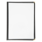 Olympia Einsteckhülle schwarz A4 4 Seiten