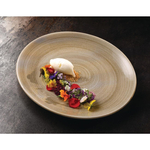 Churchill Stonecast Patina Antike Coupé-Teller, Taupe, 260 mm (12 Stück)