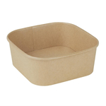 Fiesta Recycelbare quadratische Behälterböden 1200ml (300 Stück)