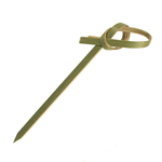 Sier Einweg-Knotenpicker Bambus 60mm (250 Stück)
