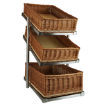 Combisteel Brotkorb Etagere 3 Hoch Schmale Modell  Inkl. Körbe