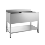 Combisteel 700 Spültisch Grundboden Demontabel 2 Links 1600