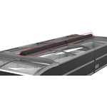 Combisteel Tiefkühltruhe Verbindung Schwarz 2500