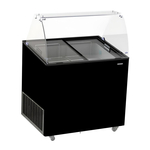 Combisteel Speiseisvitrine Corsica Schwarz 6X5 Lt