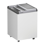 Liebherr EFE 1500 Eiscreme-Gefriertruhe mit Aluminium-Schiebedeckel und Lenkrollen, Deckel: Alu-Schiebedeckel, Ausführung: EFE 1500