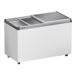 Liebherr EFE 3800 Eiscreme-Gefriertruhe mit Aluminium-Schiebedeckel und Lenkrollen, Deckel: Alu-Schiebedeckel, Ausführung: EFE 3800