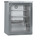 Liebherr FKUv 1663 Premium Getränkekühlschrank mit Glastür und LED Unterbaufähig, Kühlsystem: Dynamisch, Türart : Glastür, Farbe: Edelstahl