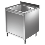 Prismafood Spülschrank 0,8m - 1 Becken  mittig L60xB50xT30cm STD