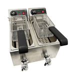 Combisteel Elektro Tischfriteuse 2X4 L