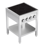 Combisteel Induktionsherd 4 Zones mit Offenem Unterbau