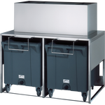 BREMA Sammelbehälter - Kapazität: 2x108 kg / Reserve: 50 kg