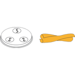 Prismafood Matrize Casarecce Ø 7,8 cm