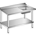 Prismafood Zulauftisch (BxTxH): 120 x 77 x 85 cm