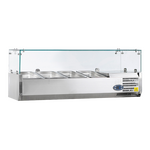 Prismafood Aufsatzvitrine 1200 Behälter: 3x1/3