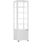 SARO Kühlvitrine, 235 Liter SVEN weiß, Farbe: Weiß