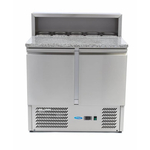 Maxima Pizzakühltisch 2  für 5 x 1/6 GN