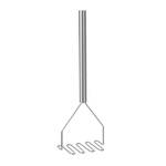 Hendi Kartoffelstampfer 200x130x(H)610 mm, Größe: 200x130x(H)610 mm