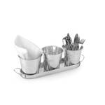 Hendi Tischeimerchen mit Untergestell, 3 Stk. 415x130x(H)125 mm