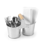 Hendi Doppeleimer mit Griff 190x95x(H)90 mm, Größe: 190x95x(H)90 mm