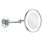 Aliseo LED Saturn T3 Kosmetikspiegel mit Doppel-Schwenkarm, Variante: Doppel-Schwenkarm