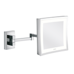 Aliseo LED Cubik T3 Kosmetikspiegel mit Doppel-Schwenkarm, Ausführung: Direktanschluss, Variante: Doppel-Schwenkarm