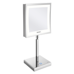 Aliseo LED Cubik T3 Kosmetikspiegel Standmodell mit UK-Stecker, Ausführung: mit UK-Stecker, Variante: Standmodell