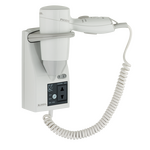 Aliseo Hotel Haartrockner Phoenix R, Farbe: Weiß, Wandhalterung: Mit Wandhalterung für Direktanschluss