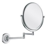 Aliseo Concierge Collection Kosmetikspiegel mit Doppel-Schwenkarm, Farbe: Chrom, Variante: Doppel-Schwenkarm, Durchmesser: ø200 mm