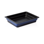 WAS Germany GN Behälter Gusseisen 1/2 blau