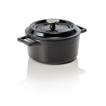 WAS Germany Cocotte Gusseisen schwarz