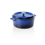 WAS Germany Bräter Gusseisen blau