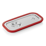 WAS Germany GN Transportdeckel Chromnickelstahl 18/10, Silikon 1/3 