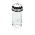 WAS Germany Salzstreuer Edelstahl, Glas / Opal-/Hartglas 