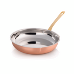 WAS Germany Flambierpfanne Chromnickelstahl, Messing 