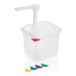 WAS Germany GN Saucenspender Polypropylen 1/6 