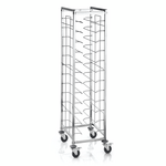 WAS Germany Tablettwagen Chromnickelstahl 