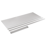 WAS Germany GN Tablettwagen Aluminium silber