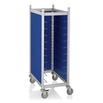 WAS Germany Tablettwagen Aluminium blau