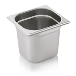 WAS Germany GN Behälter Chromnickelstahl 1/6 